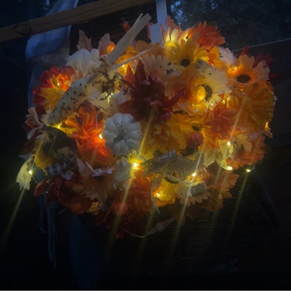 Pumpkin wreath. - Picture 1 of 7